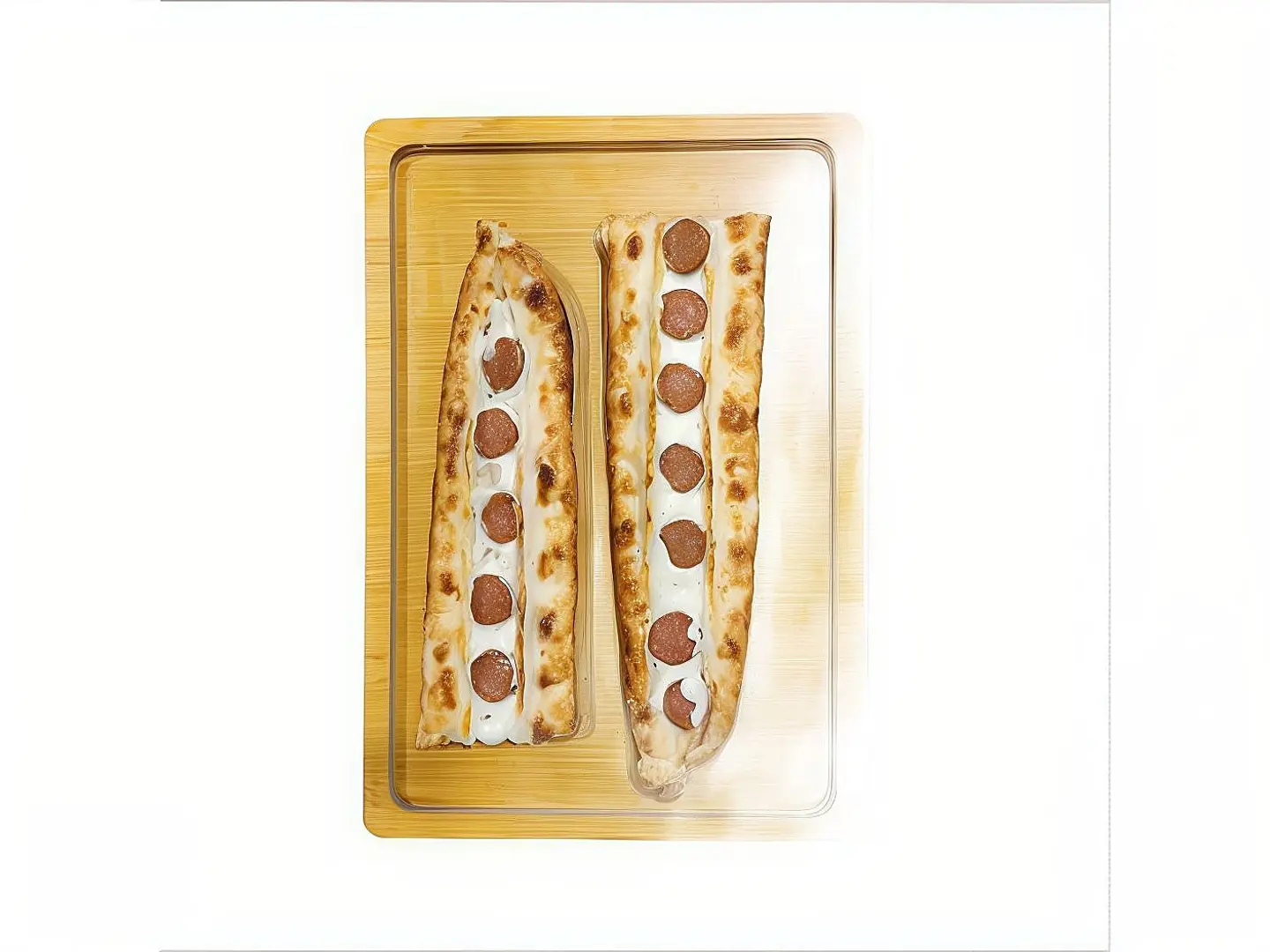 فطائر جبن عكاوي بالنقانق