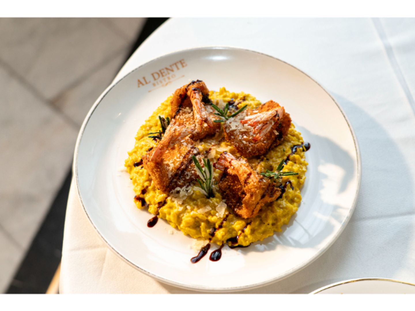 Shrimp And Saffron Risotto