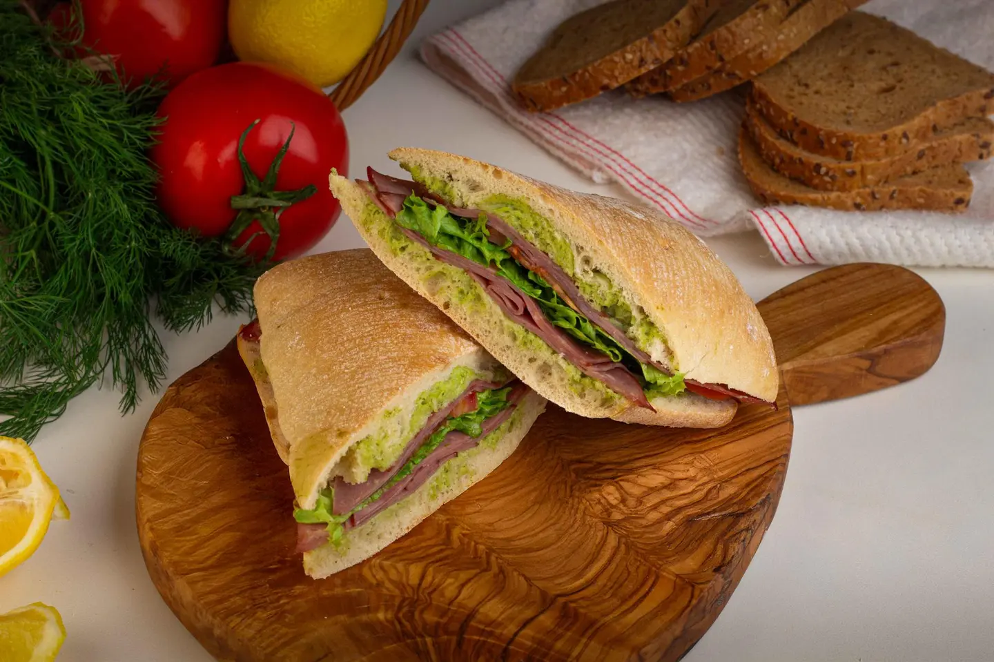 Roastbeef Sandwich   White/Dark 90g