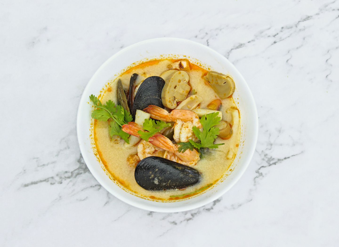 Tom Yum Seafood With Rice