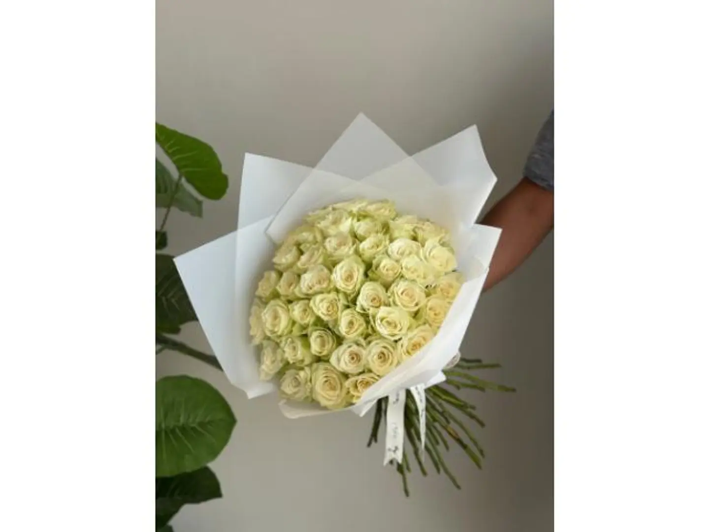 بوكيه العيد ابيض