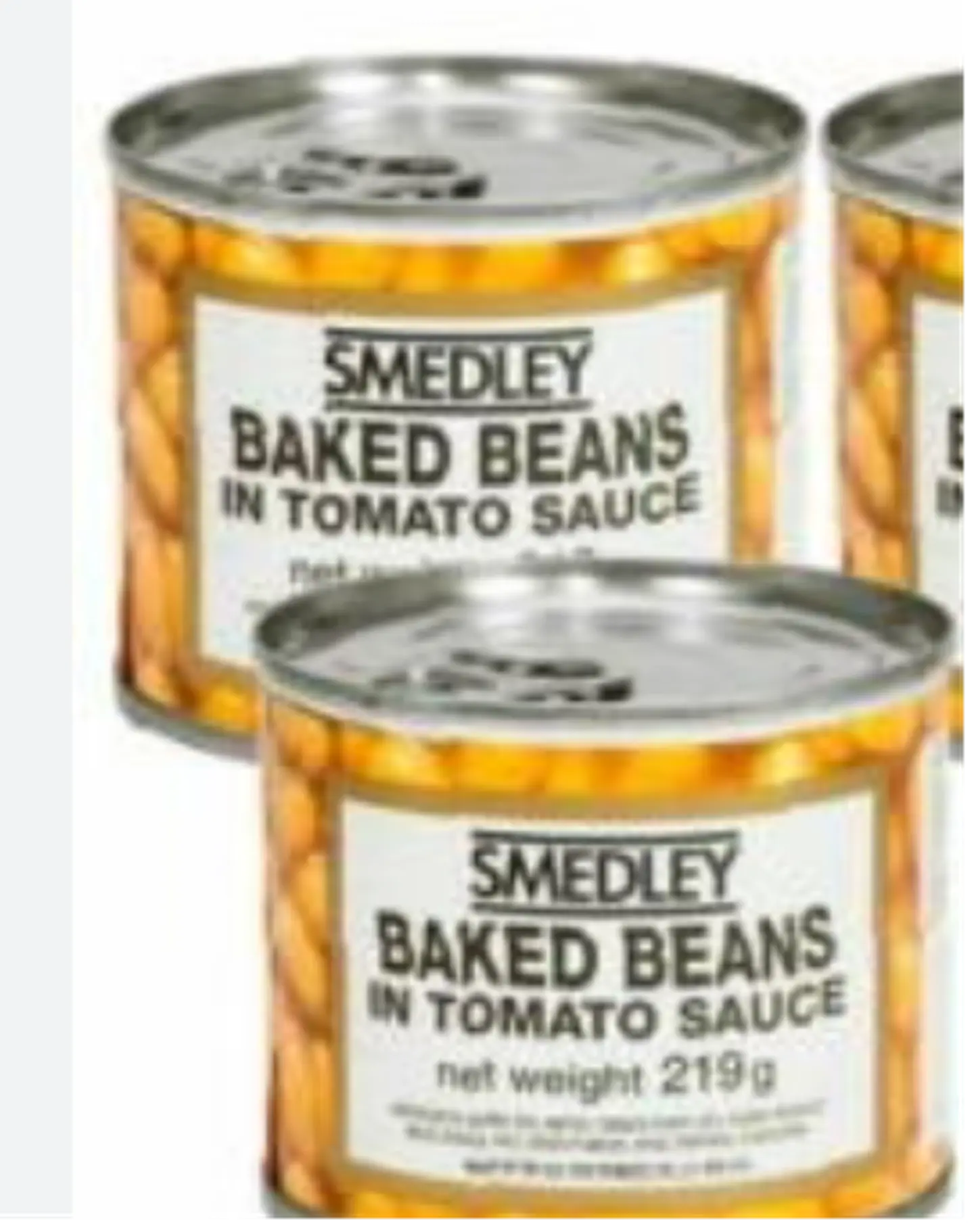 Smedley Beans Cooked In Tomato Sauce  219g X 2