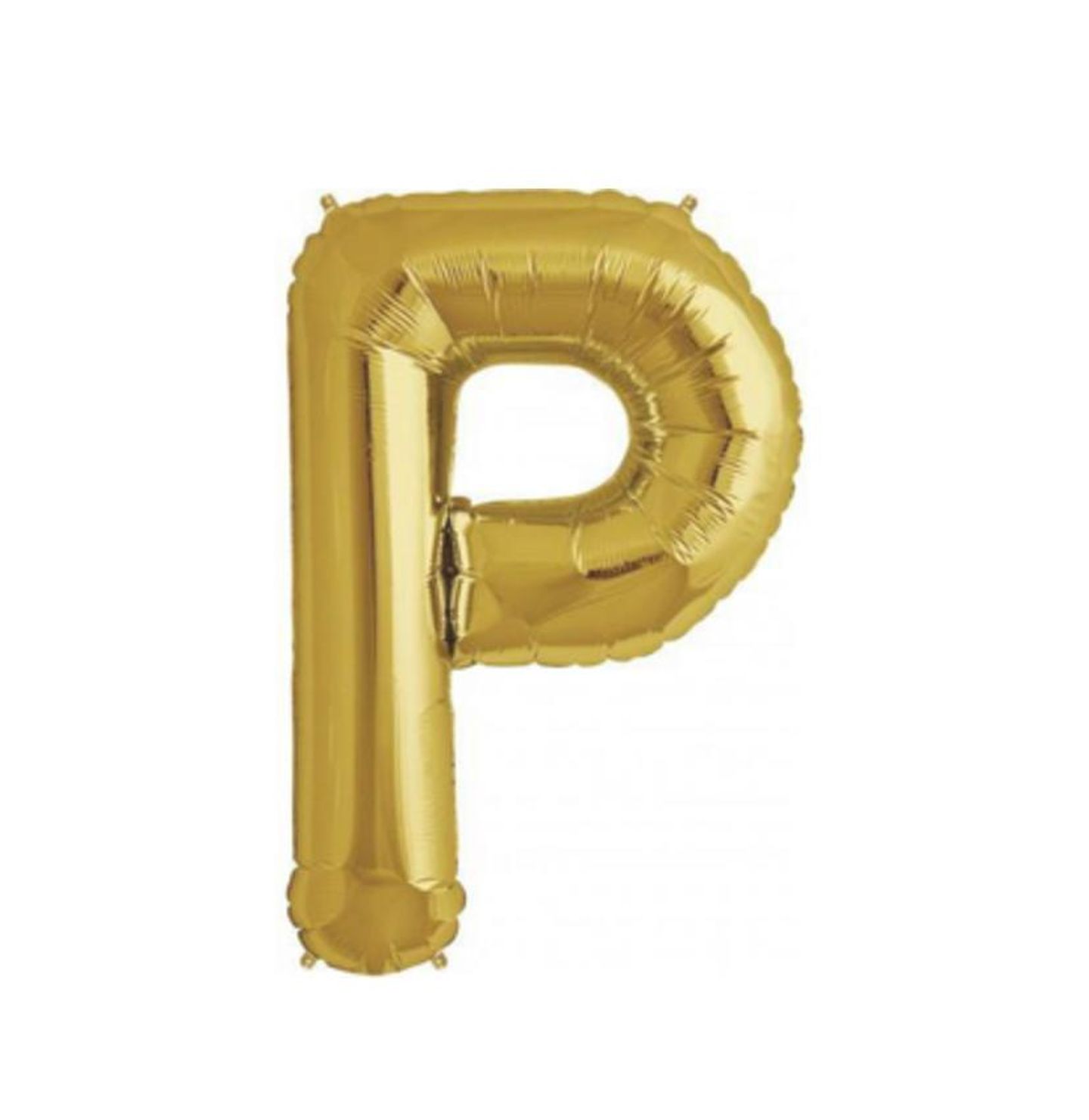 Letter P Gold Balloon