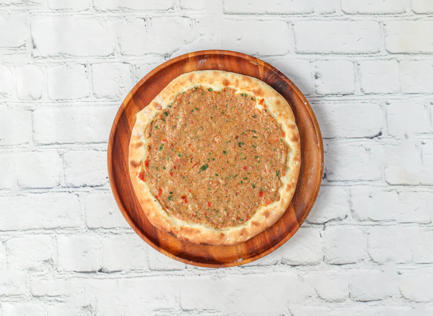 Meat Manakish With Cheese