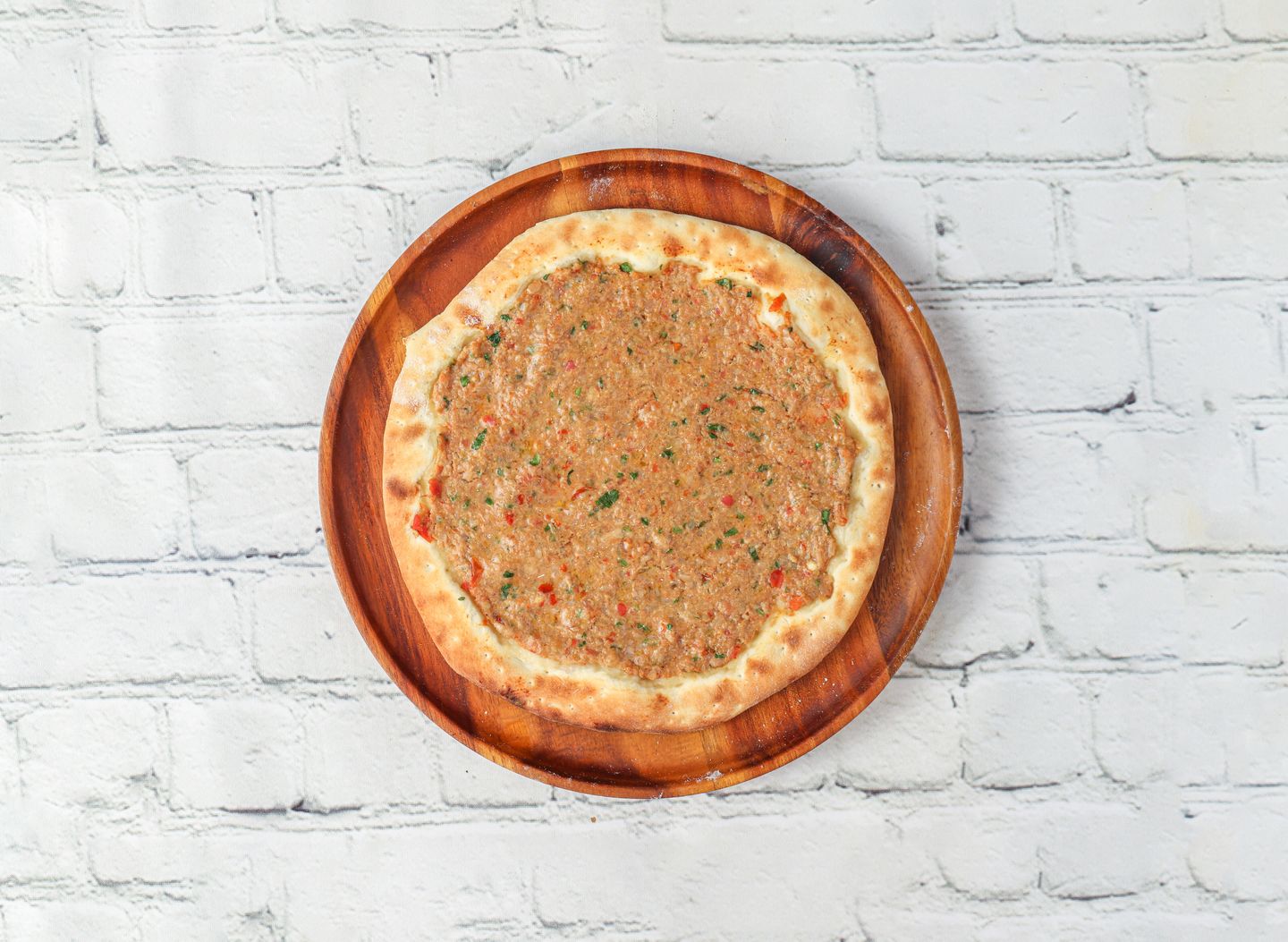 Meat Manakish With Cheese