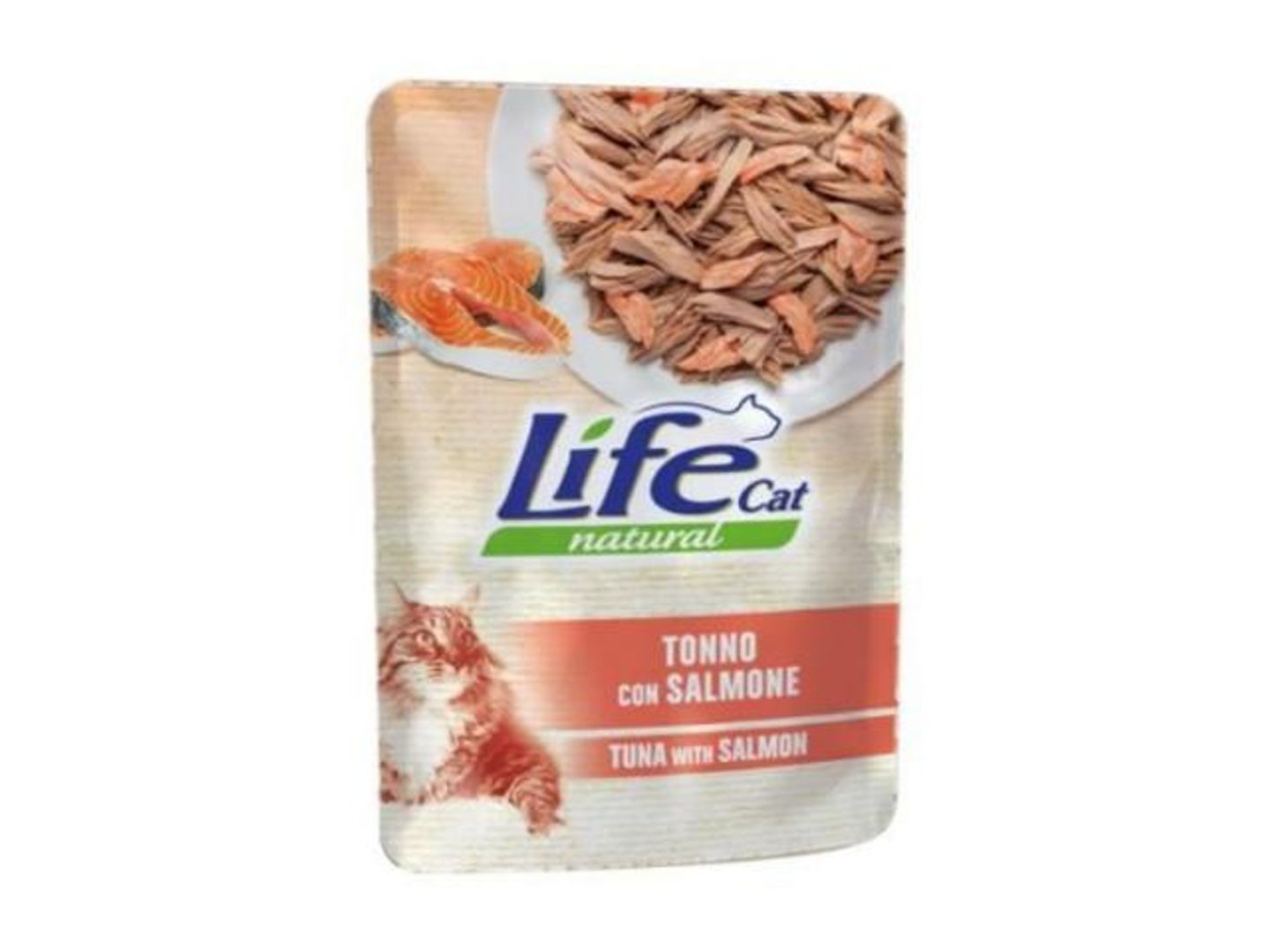 Life Cat Tuna & Salmon Wet Cat Food, 70g