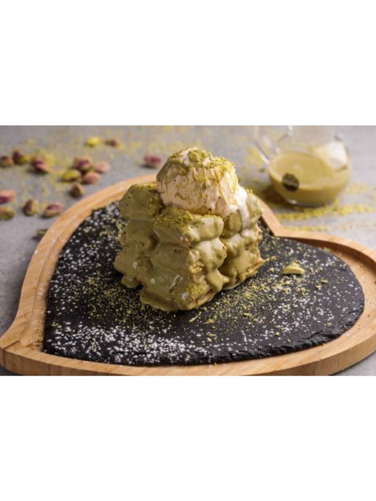 Mini Waffle Pistachio