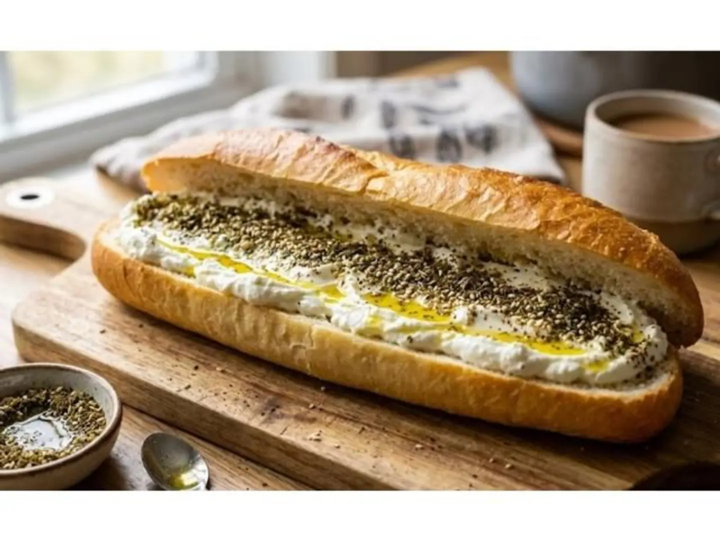 Samoli Labneh With Thyme