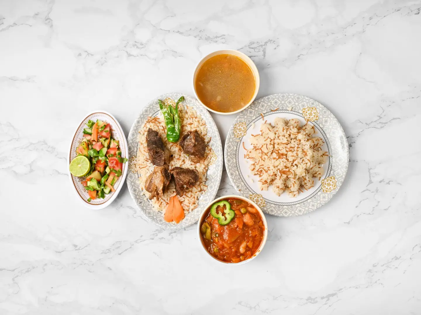 وجبة لحم محمر