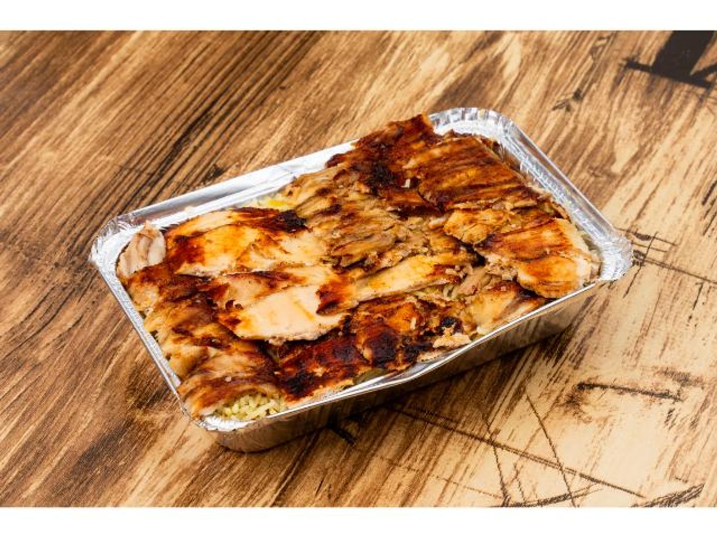 Chicken Shawarma Meal With Rice
