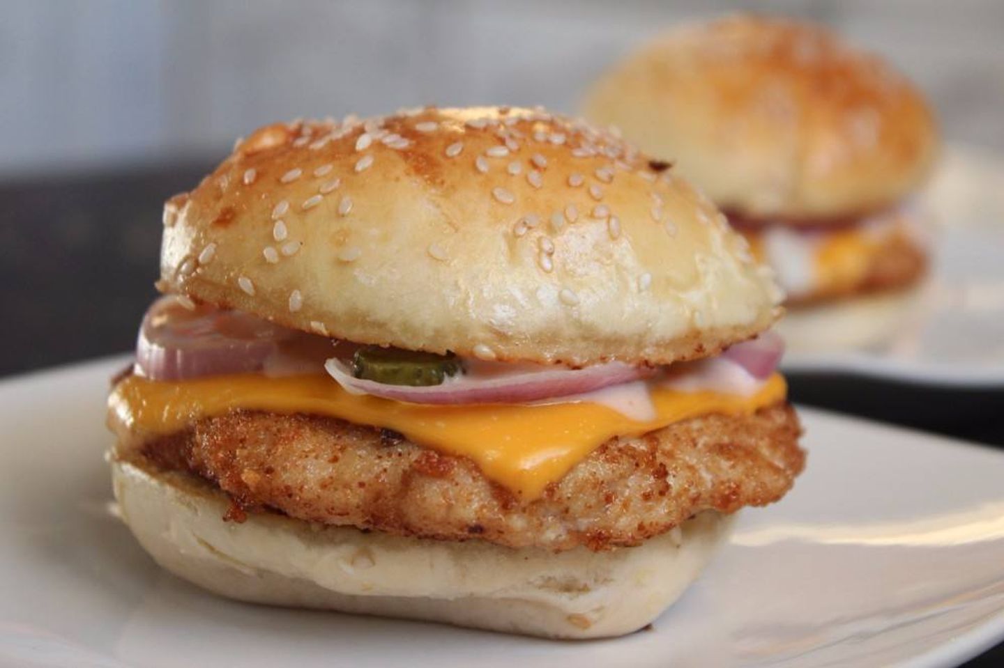 Chicken Burger With Cheese