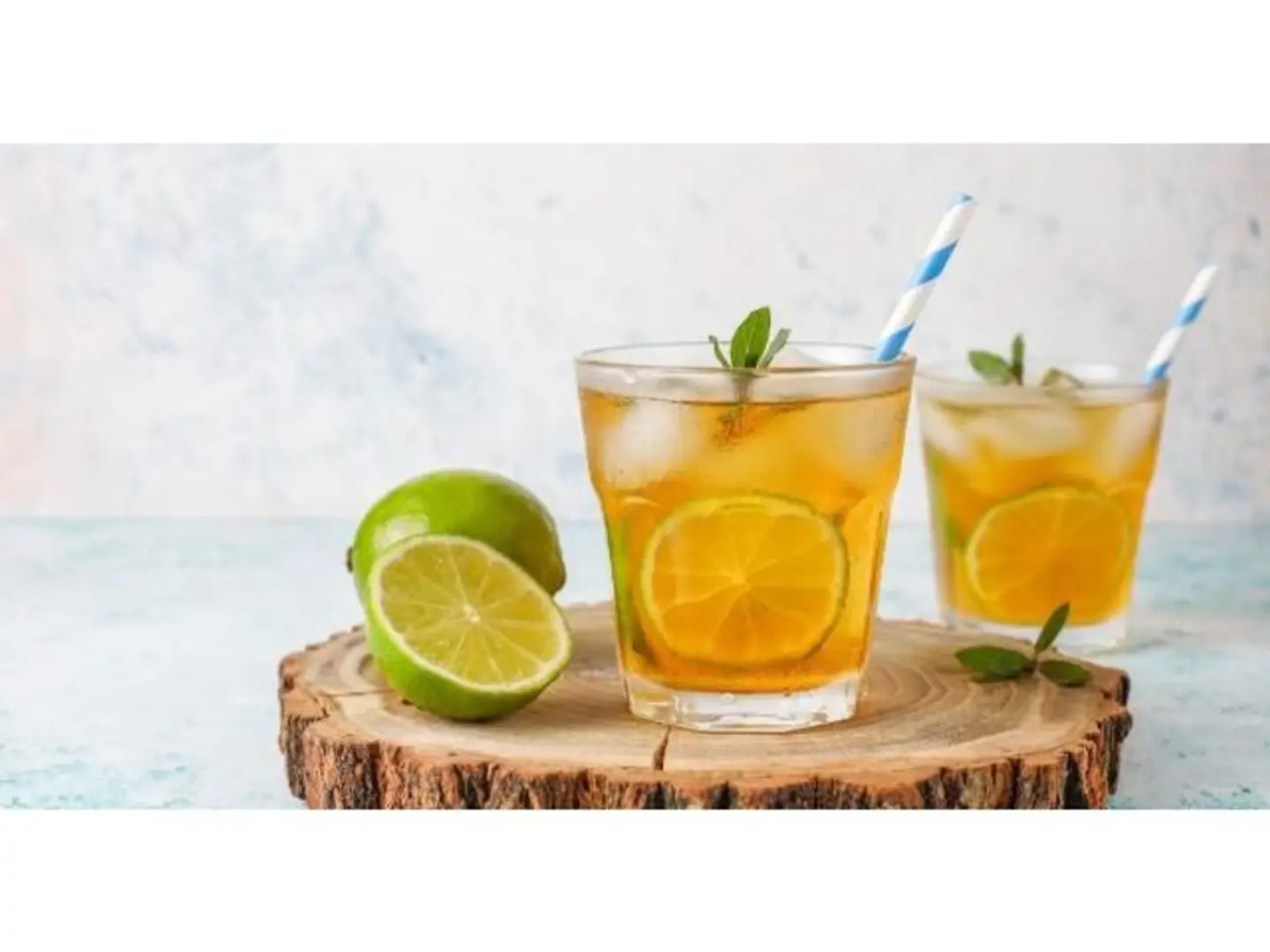 آيس تي ليمون نعناع