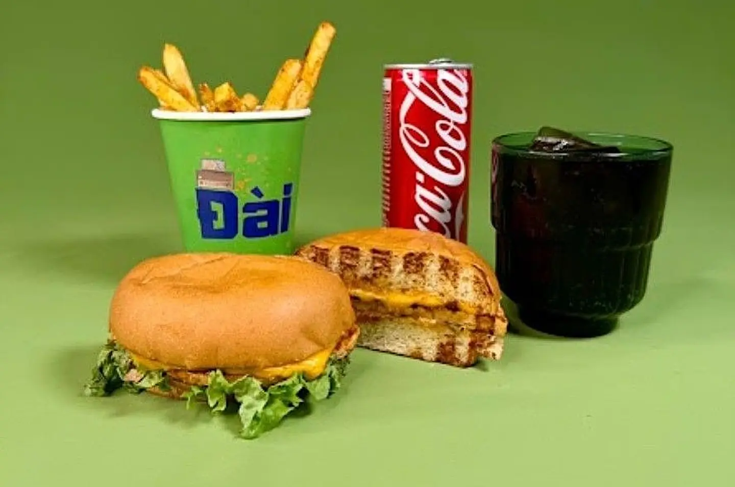 Grilled Chicken Burger Meal