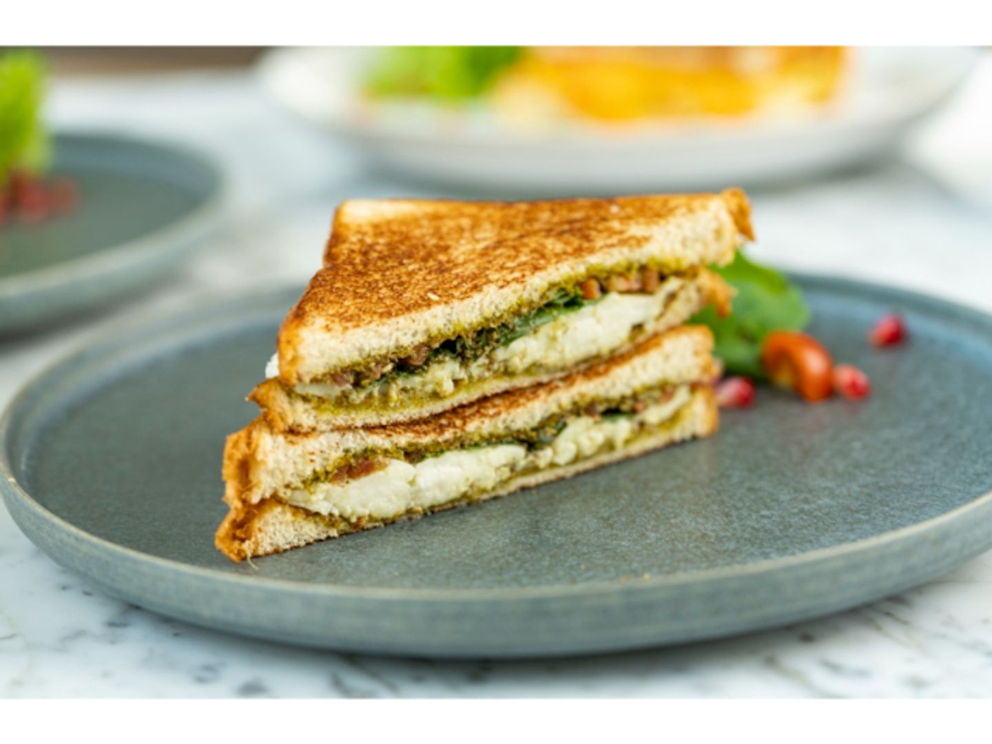 Halloumi & Pesto Toast