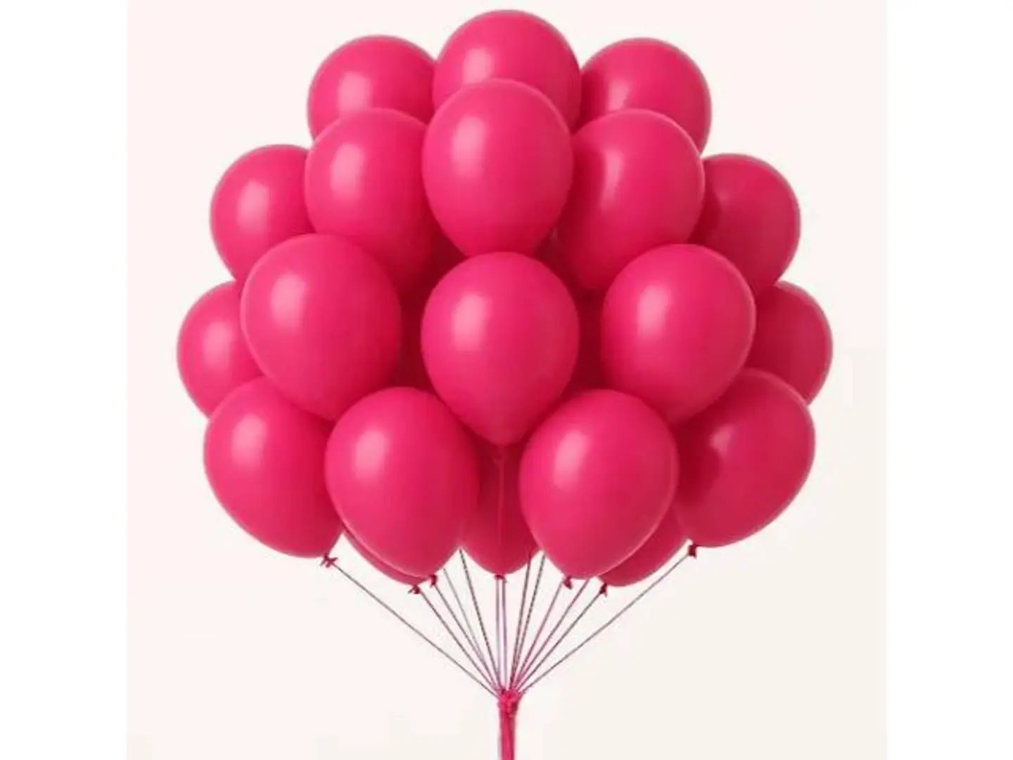 بالونات باللون الزهري الغامق