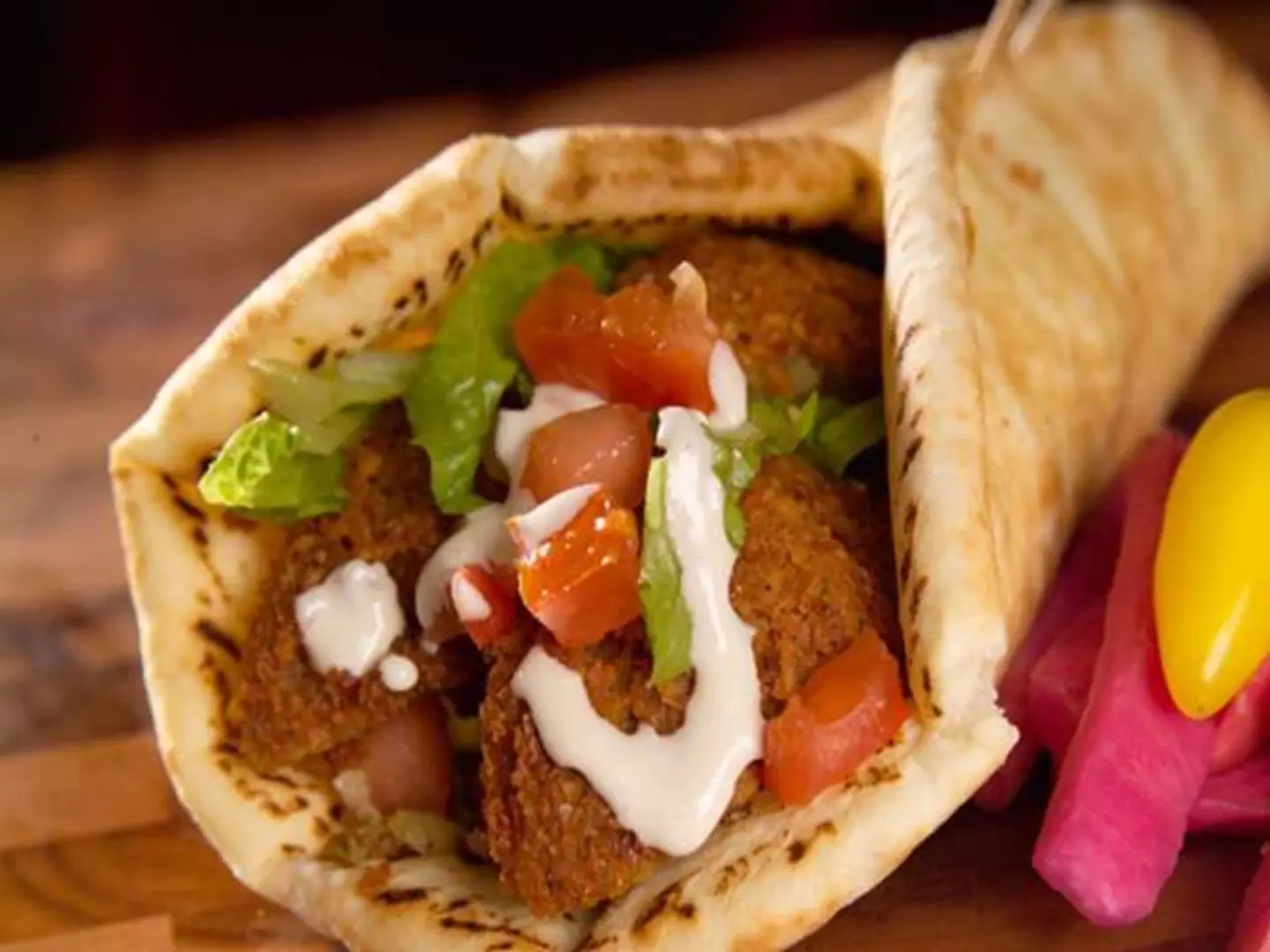 Falafel Sandwich With Cheese