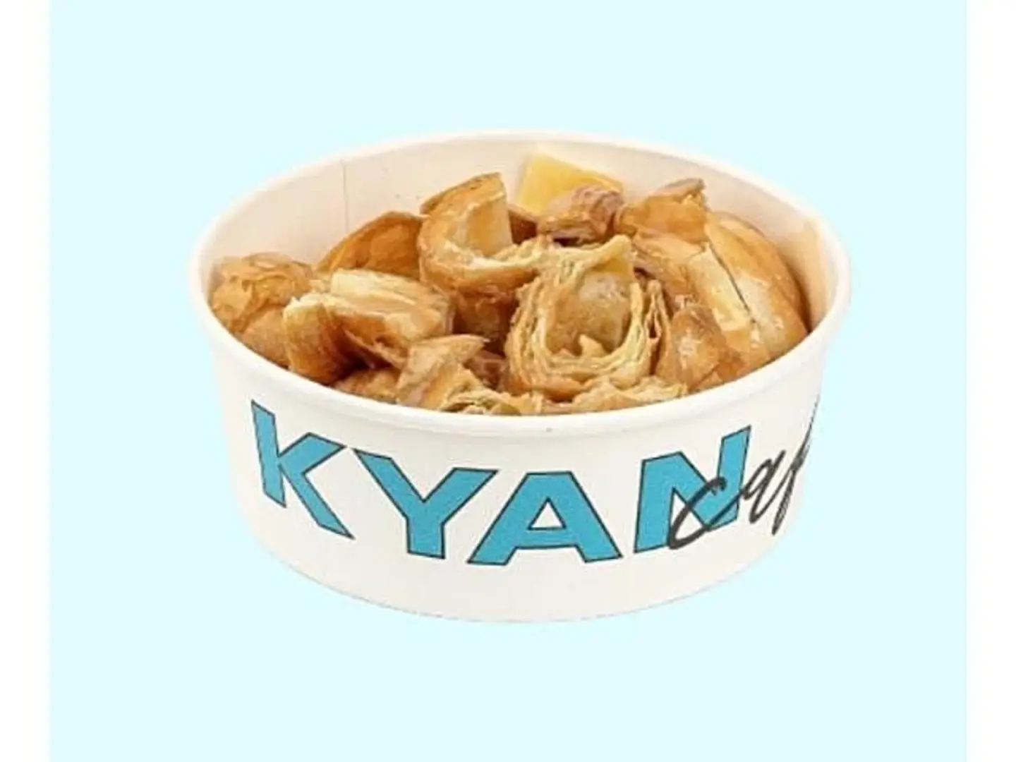 Croissant With Milk Biscuit Sauce