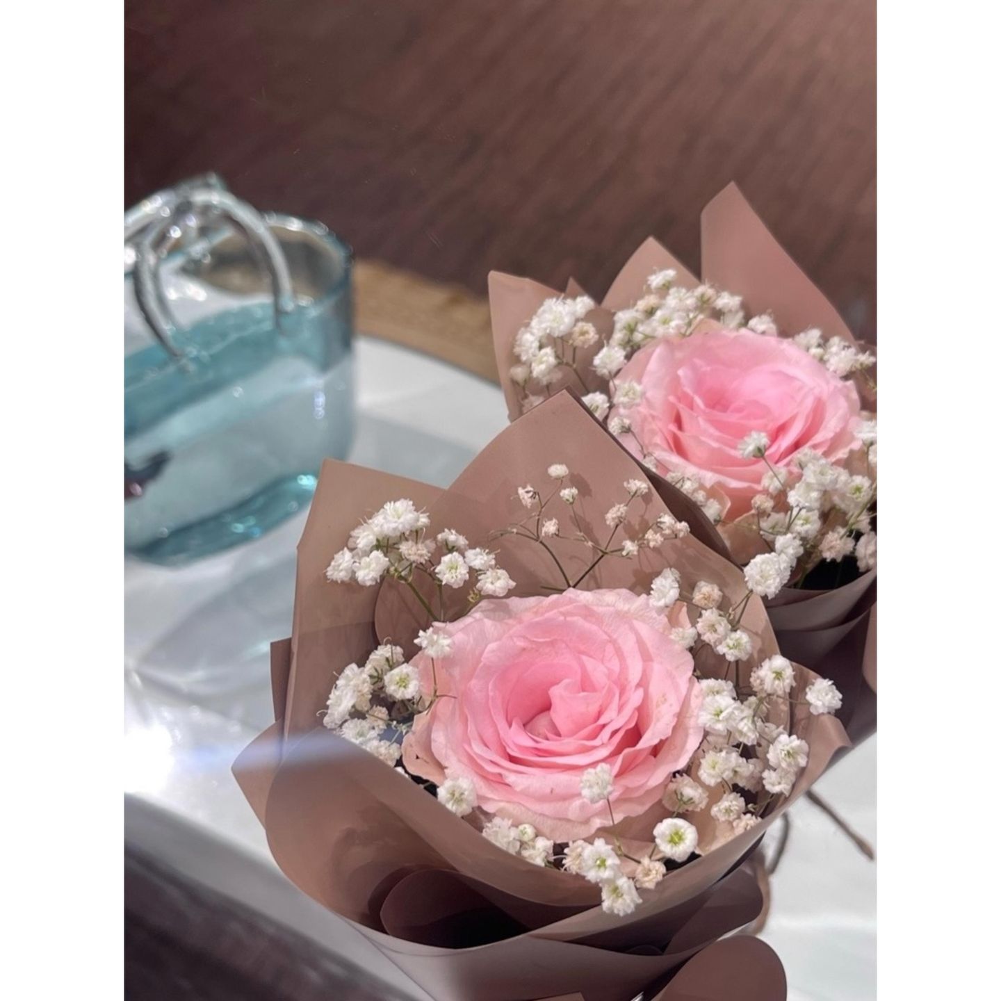 One Flower Pink Bouquet