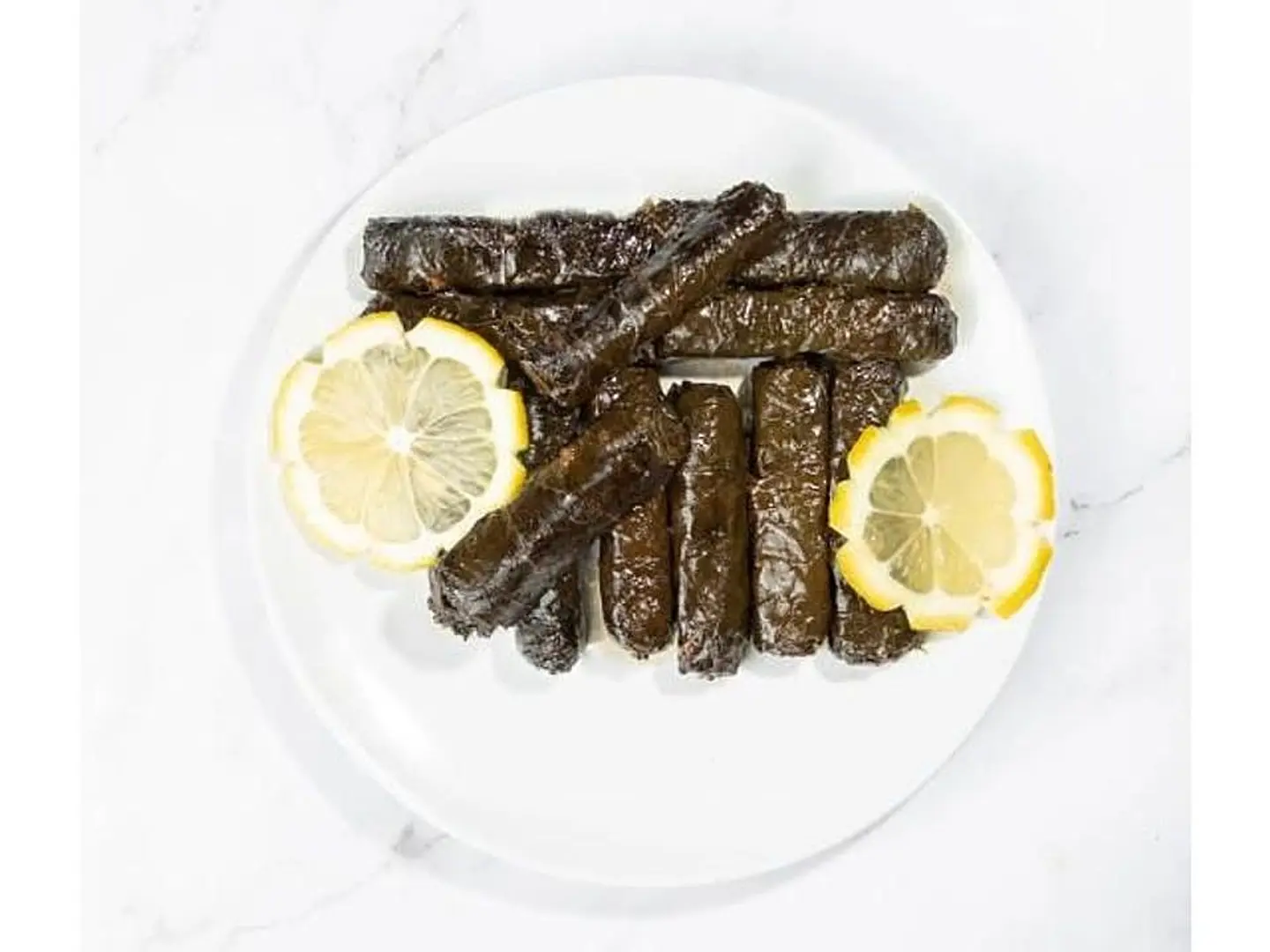 Transparent Grape Leaves Plate