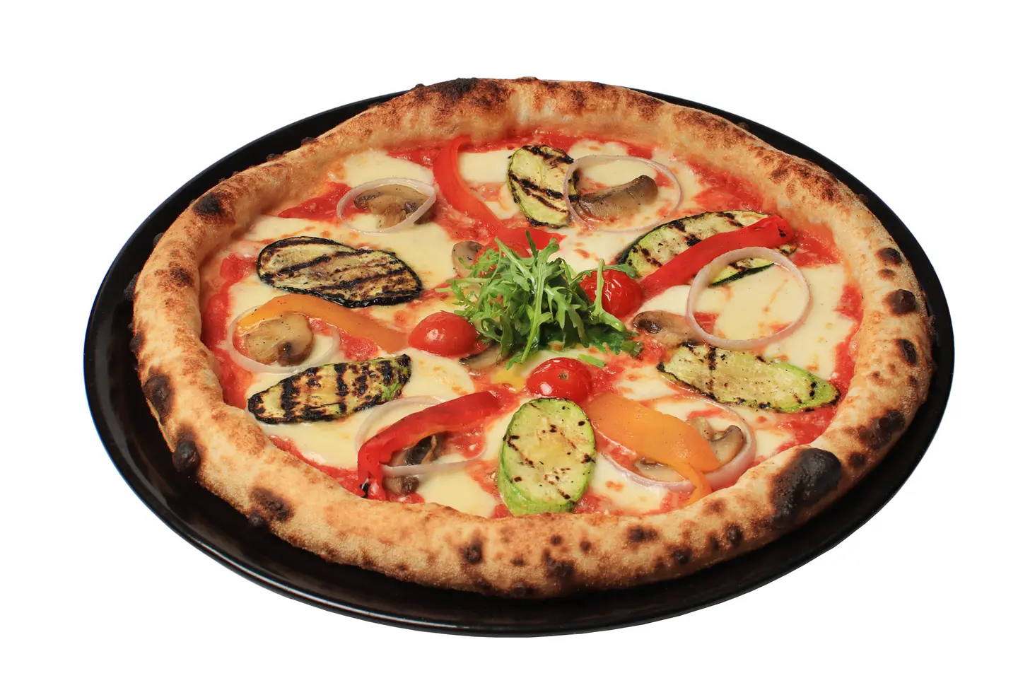 Pizza With Grilled Vegetables