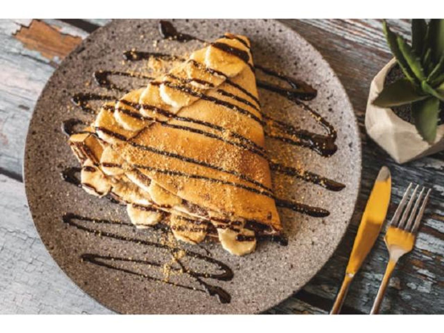Chocolate Banana Crepe