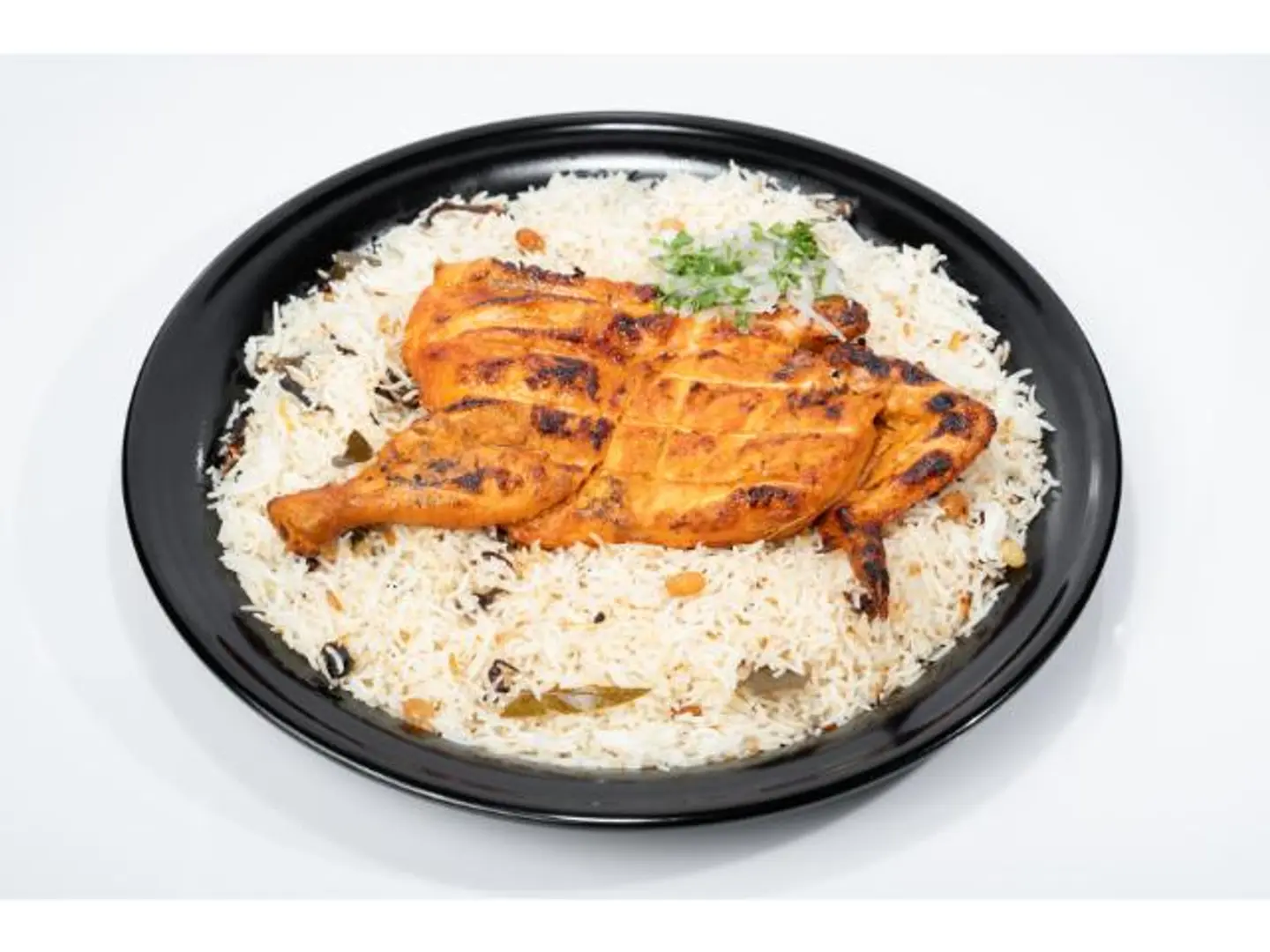 دجاج فحم رز بشاور - نص حبة