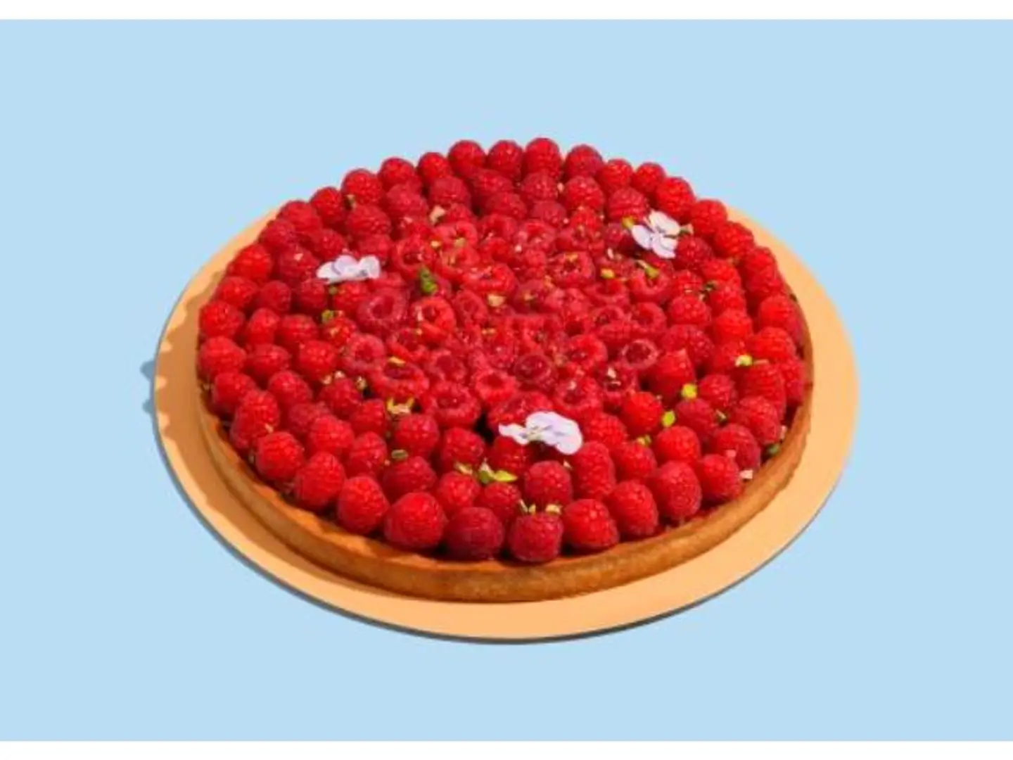 تارت الفستق و التوت