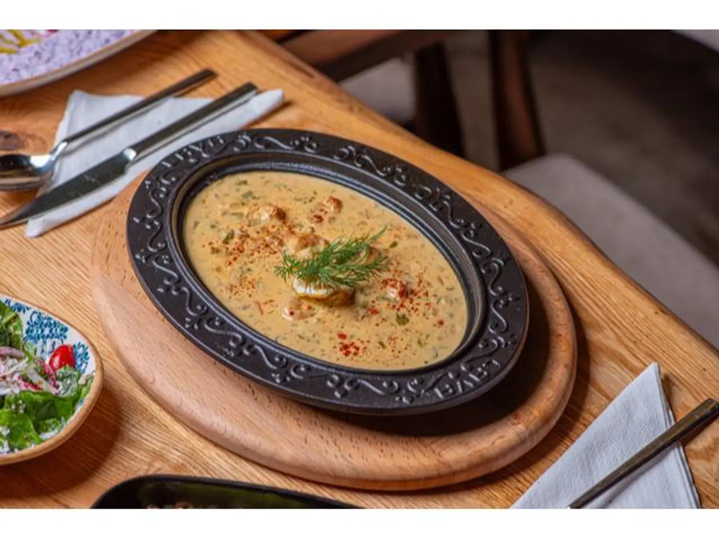 طاجن ربيان بالكريمة