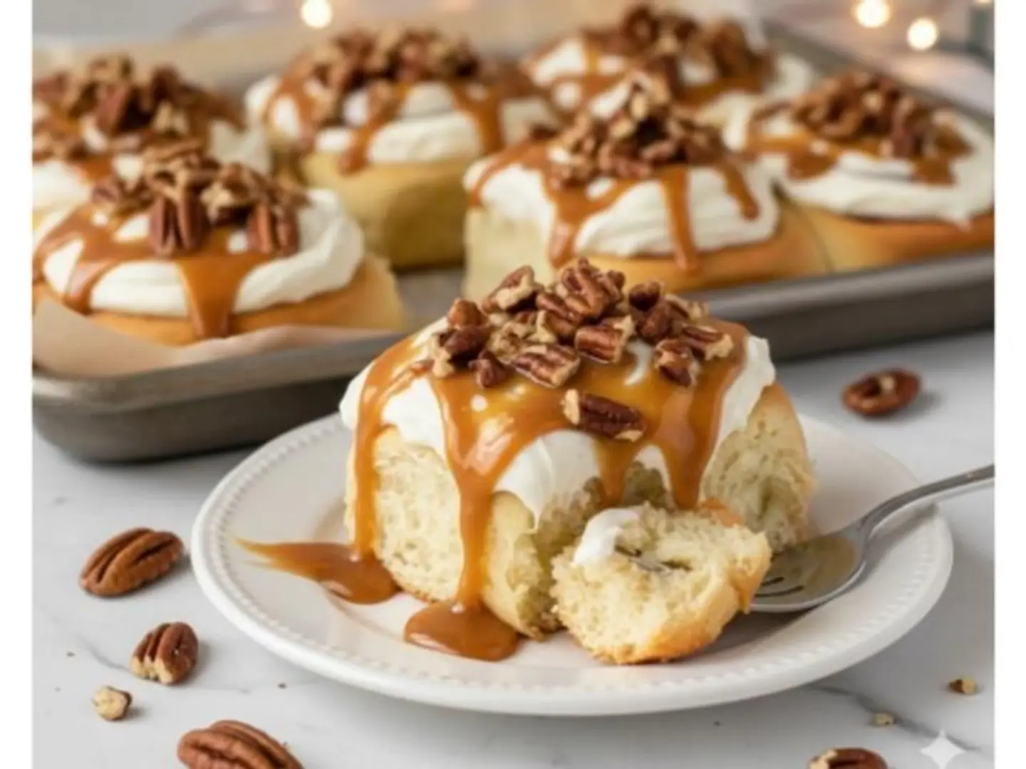 Cinnamon Roll Pecan And Caramel