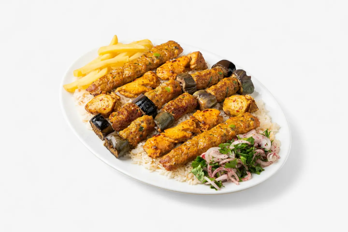 نص كيلو مشكل دجاج