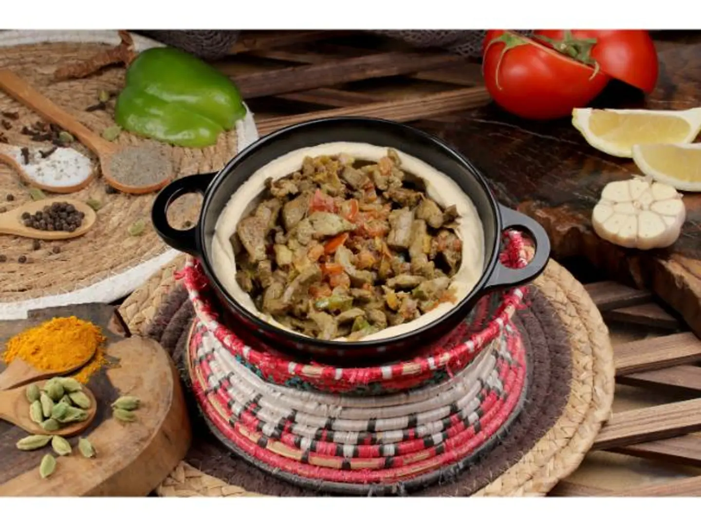 Liver With Hummus