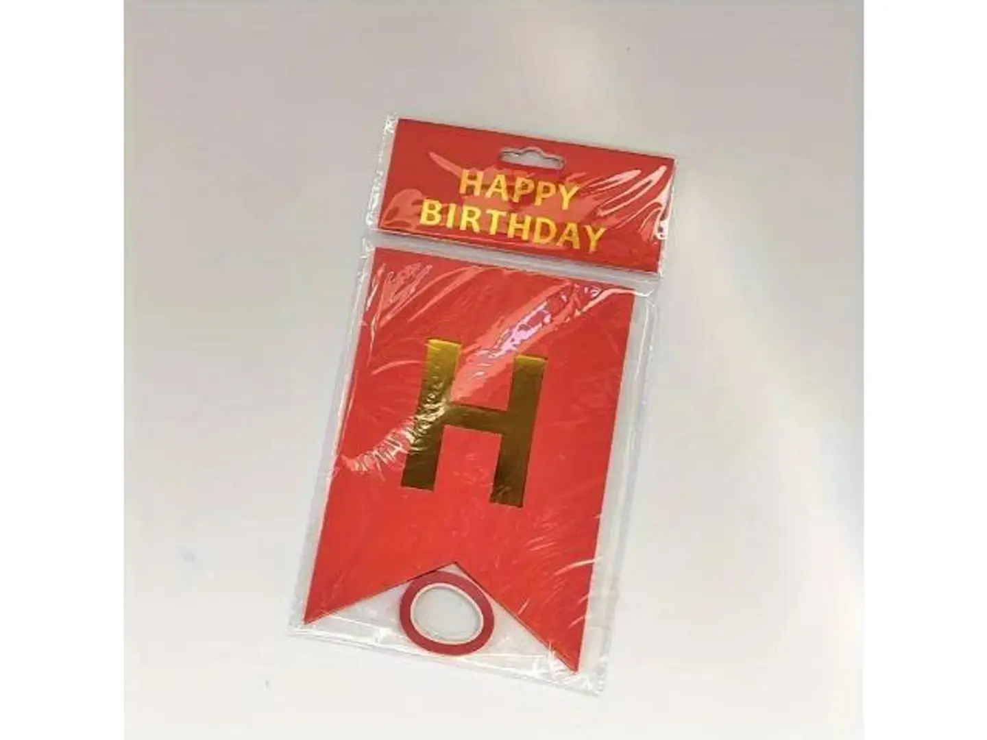 شريط حبل عيد ميلاد احمر