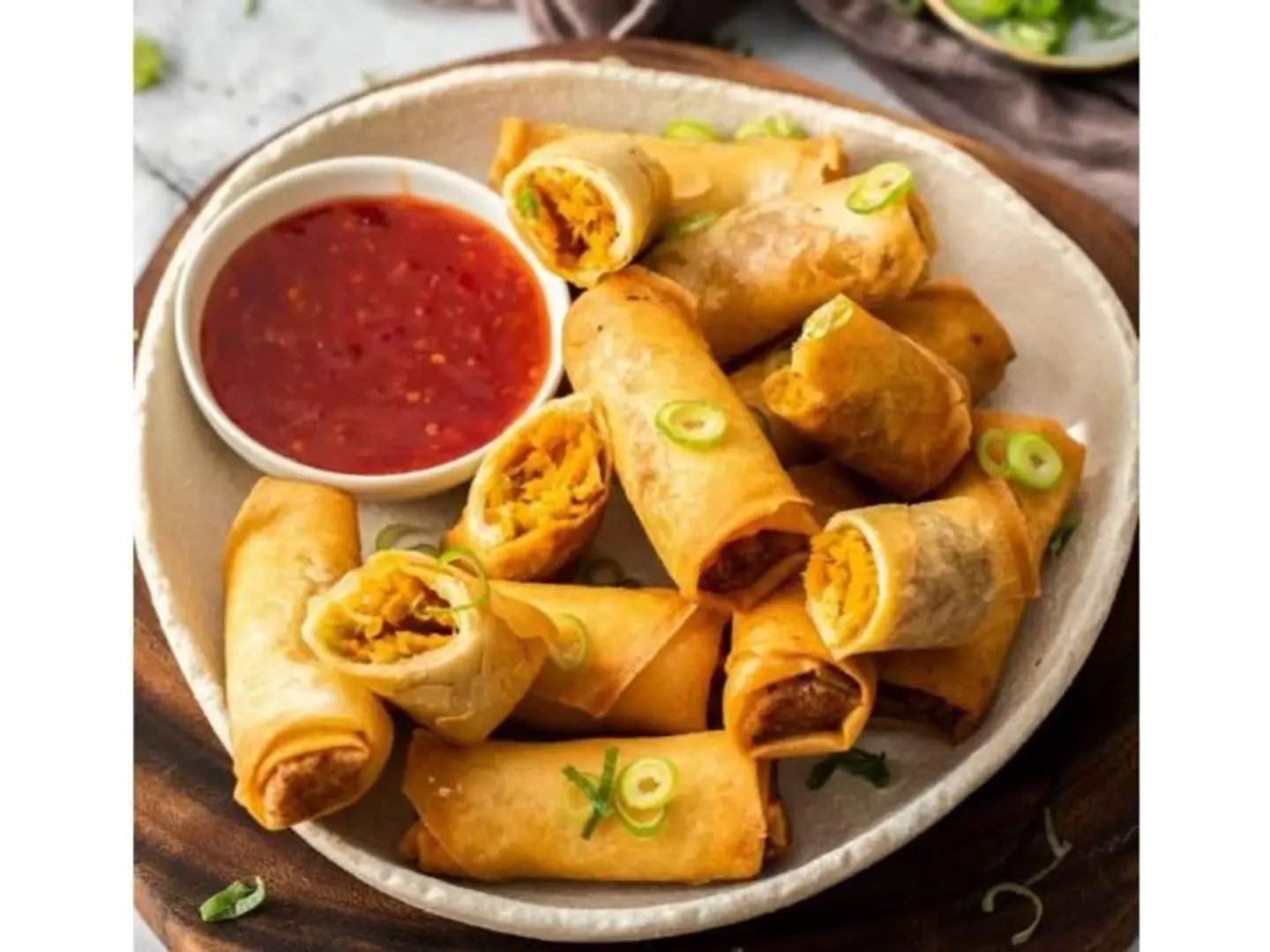 لفائف الربيع النباتية خضار