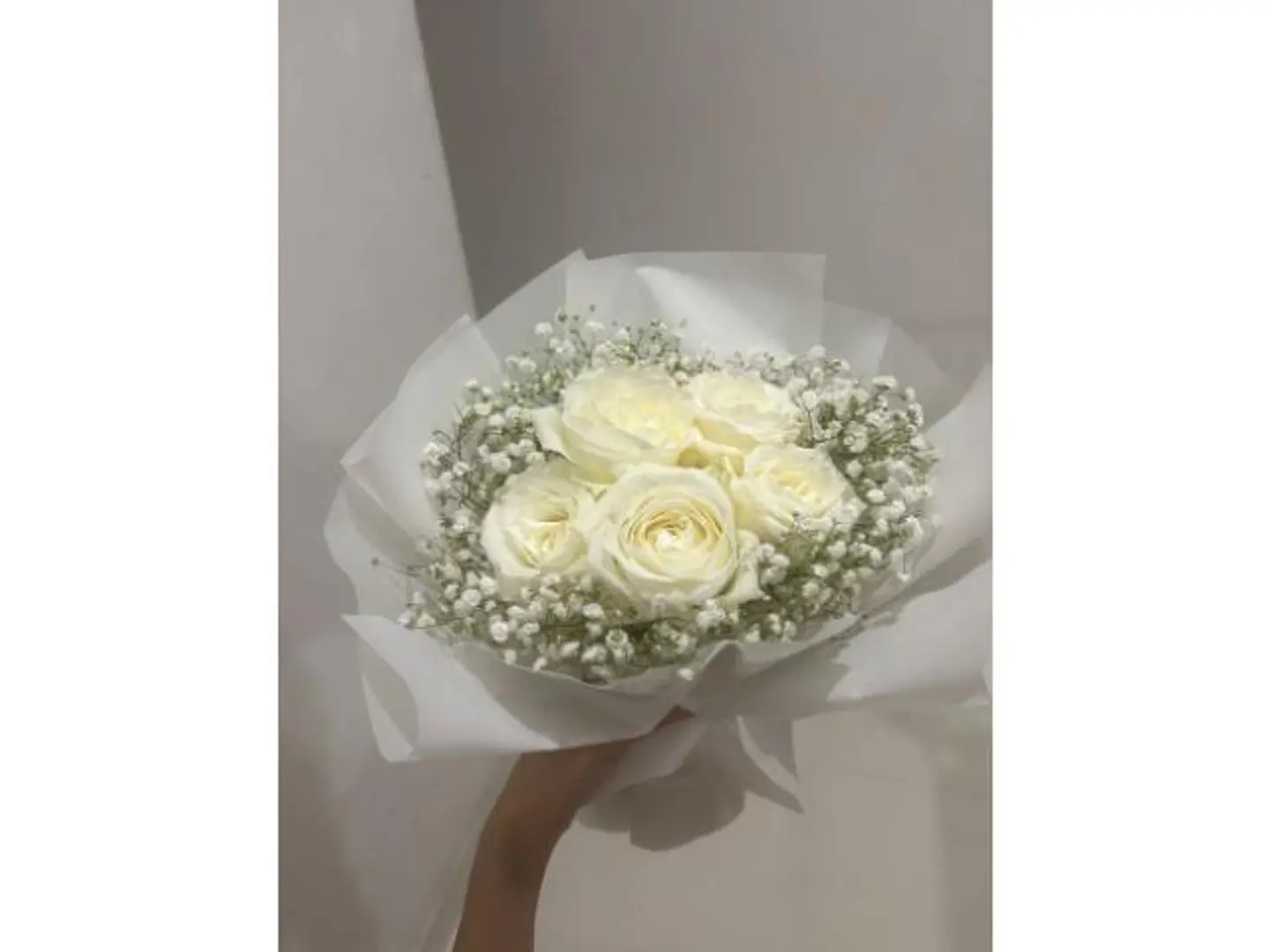 باقة ابيض صغير