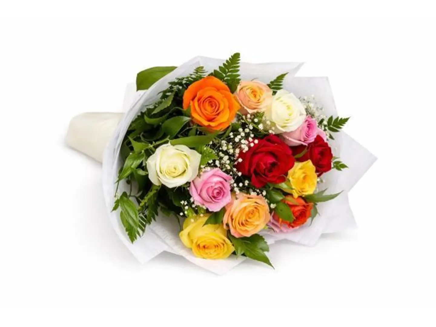 باقة الازهار ورد مع اكسسوار