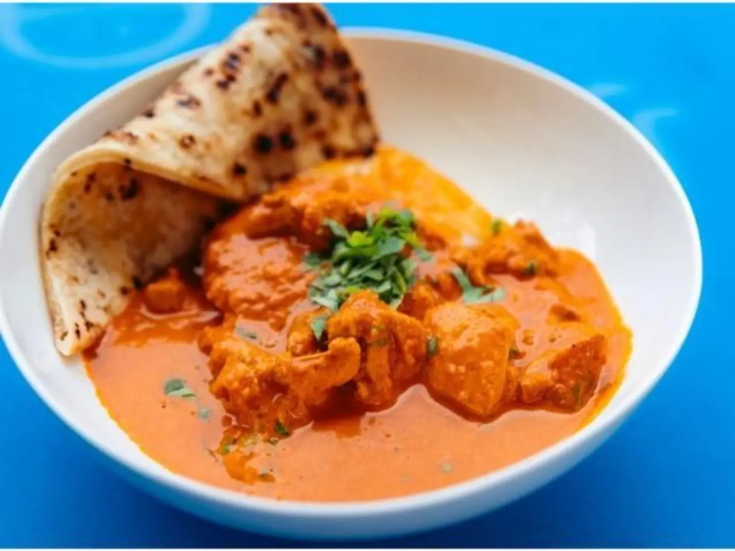 دجاج بالزبدة مع البراتا