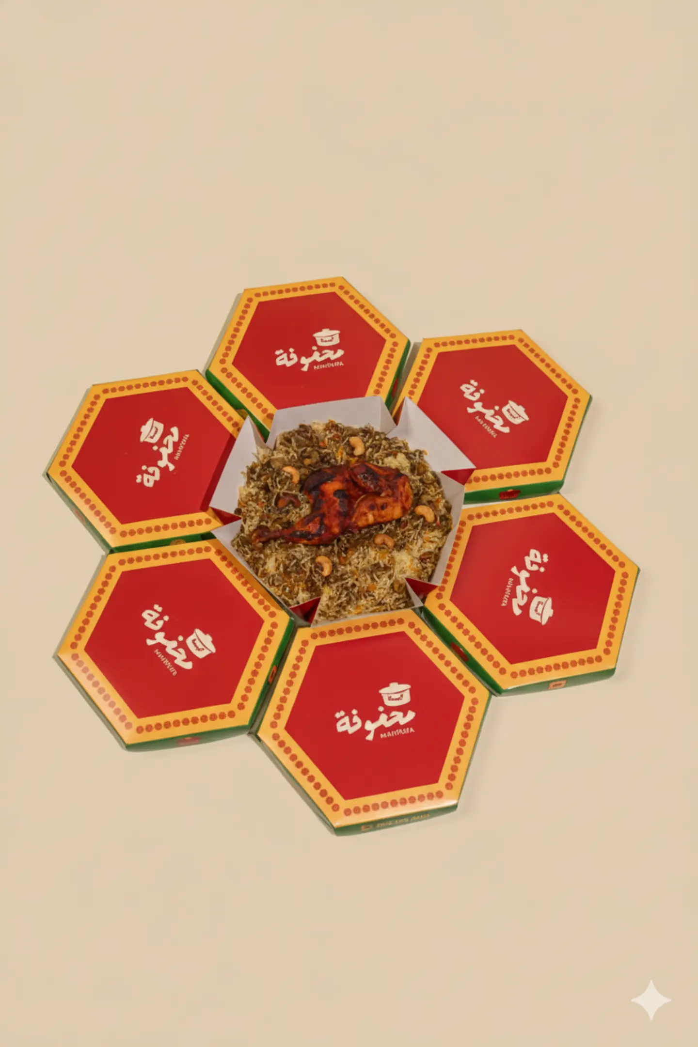 كبسة مقمرة - نص حبة دجاج