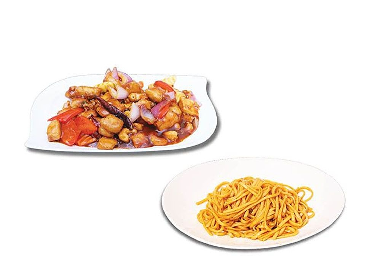 نودلز سادة ودجاج كندو(الوجبة رقم 7)