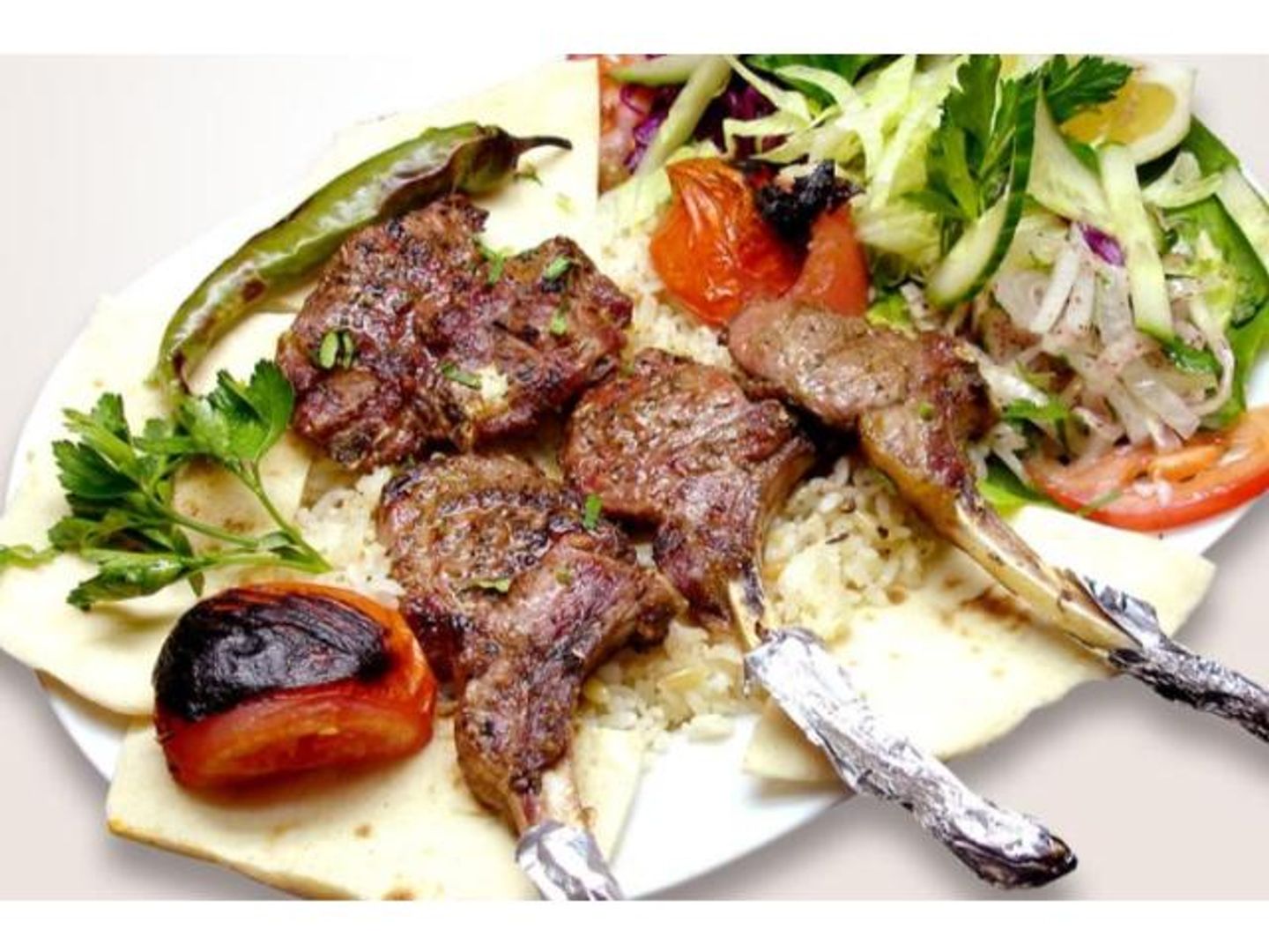 ريش مع رز لشخص واحد