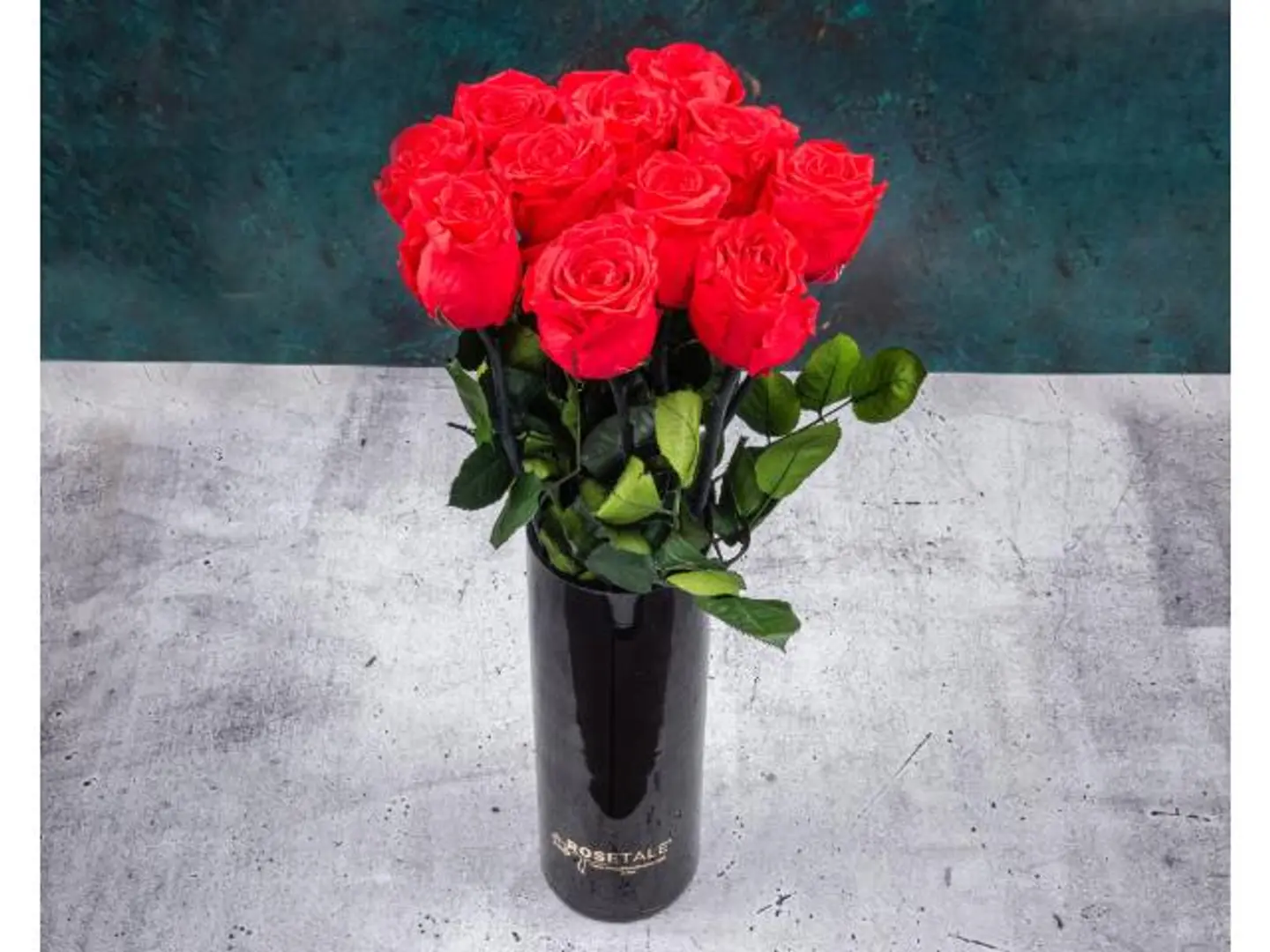 Red Rose Vase One