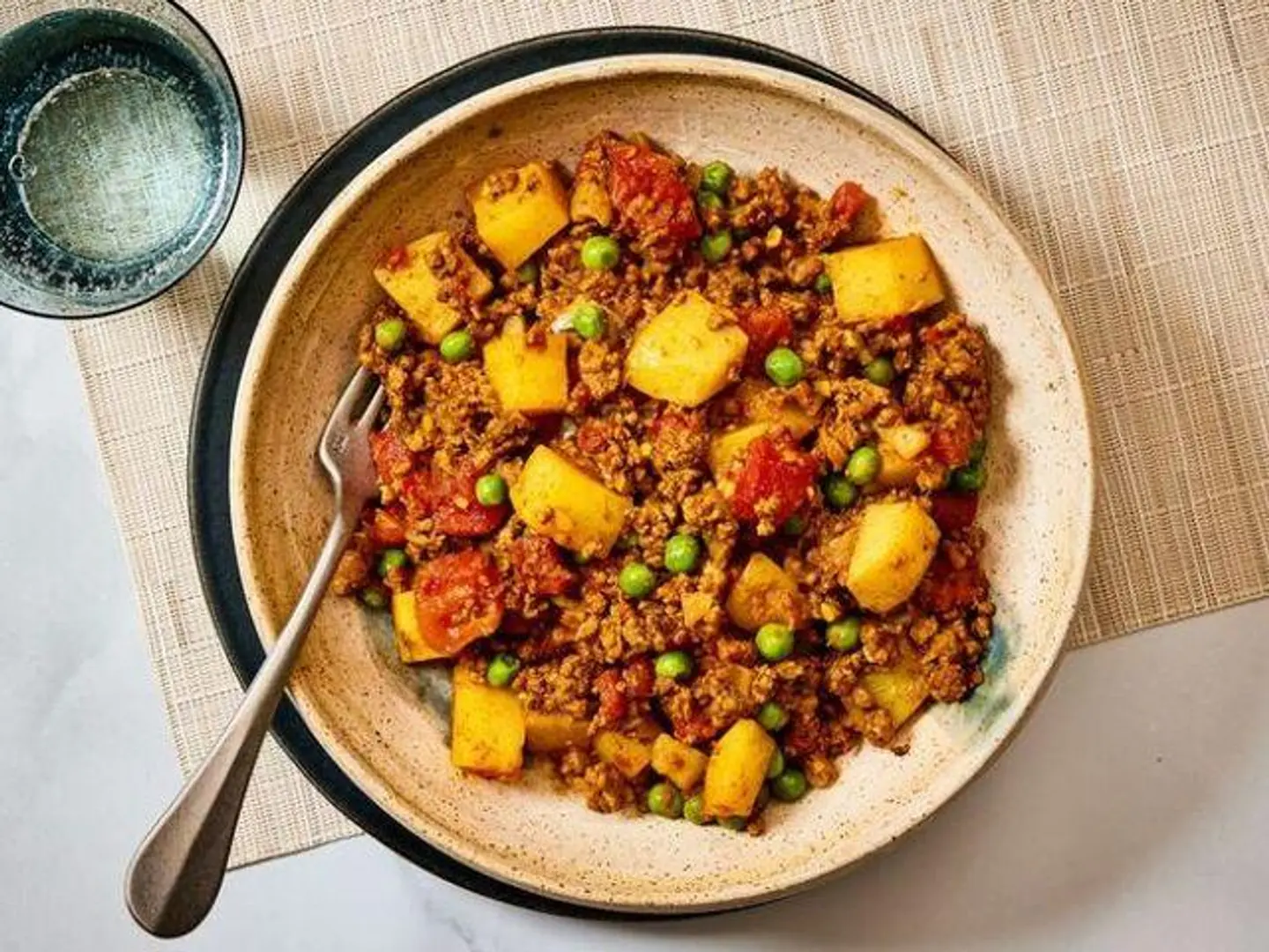 Qeema Aloo Matar