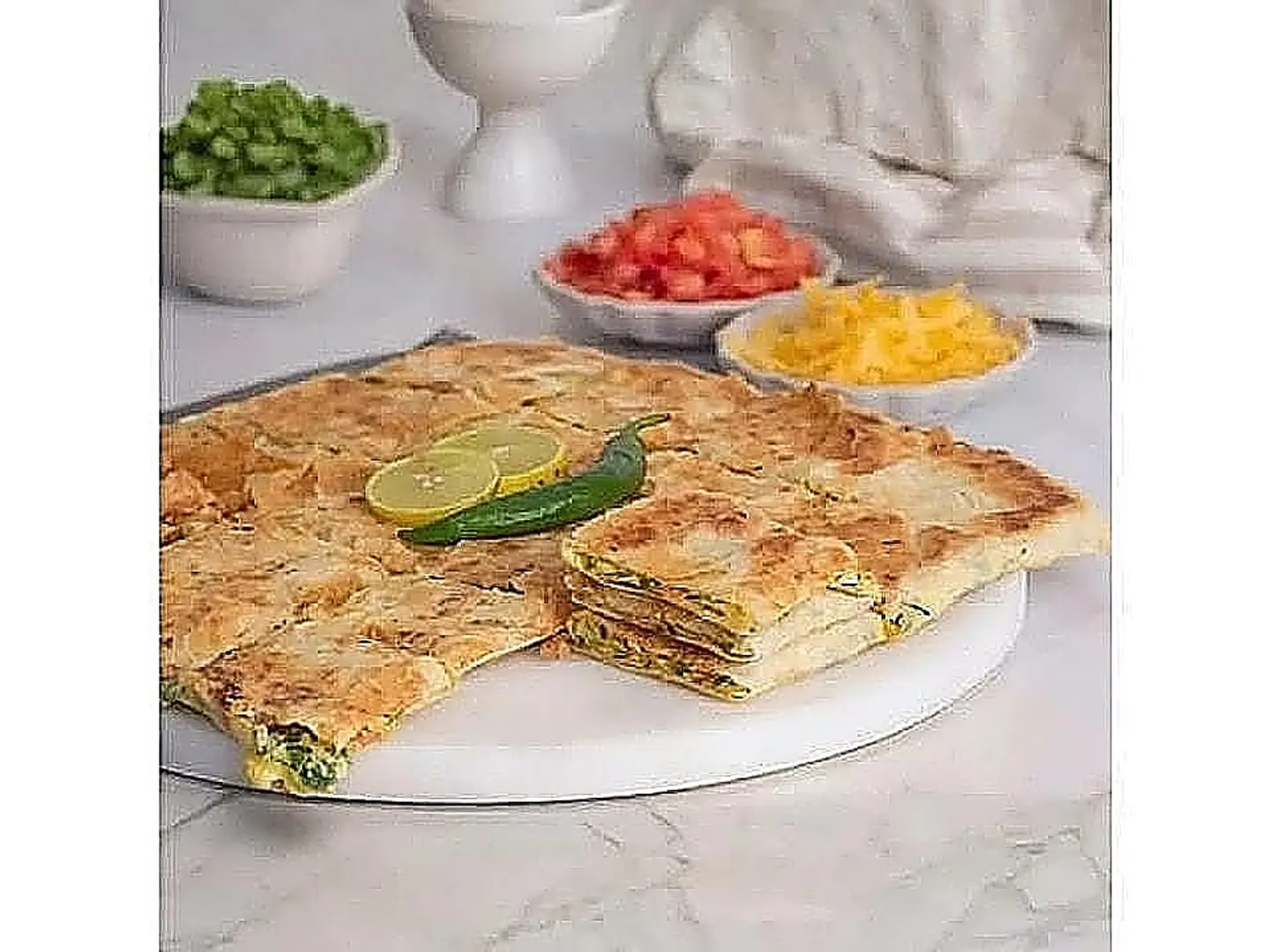 Spicy Vegetable Muttabaq