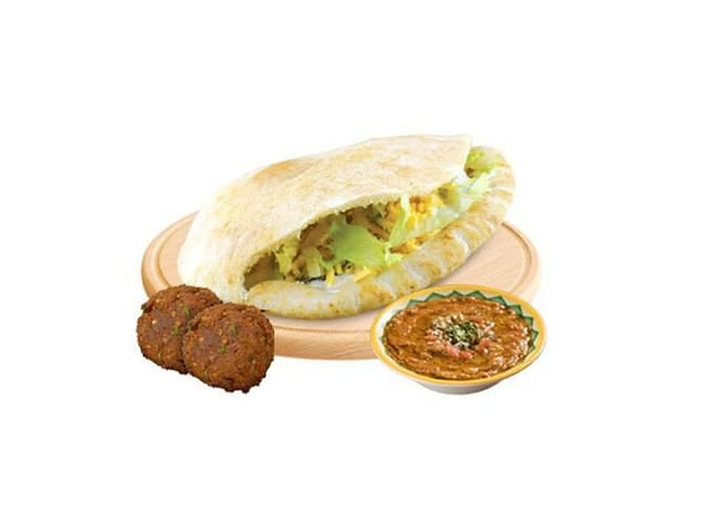 ساندوتش فول وطعمية وجبنة