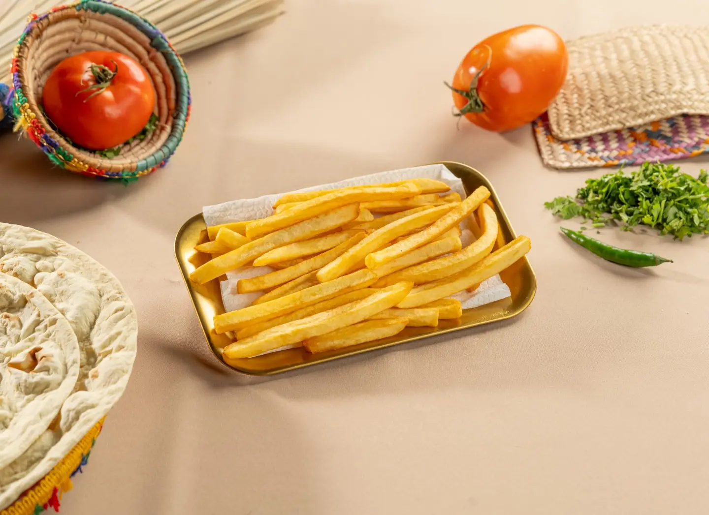 صحن بطاطس مقلية