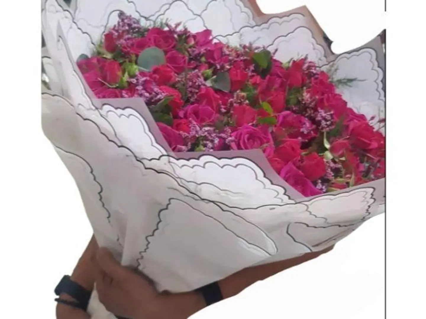 باقة ورد مشكل 95