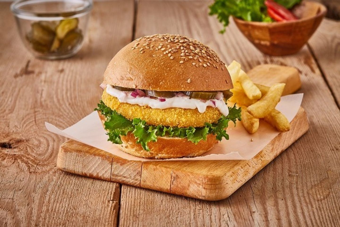 Fish Burger Meal