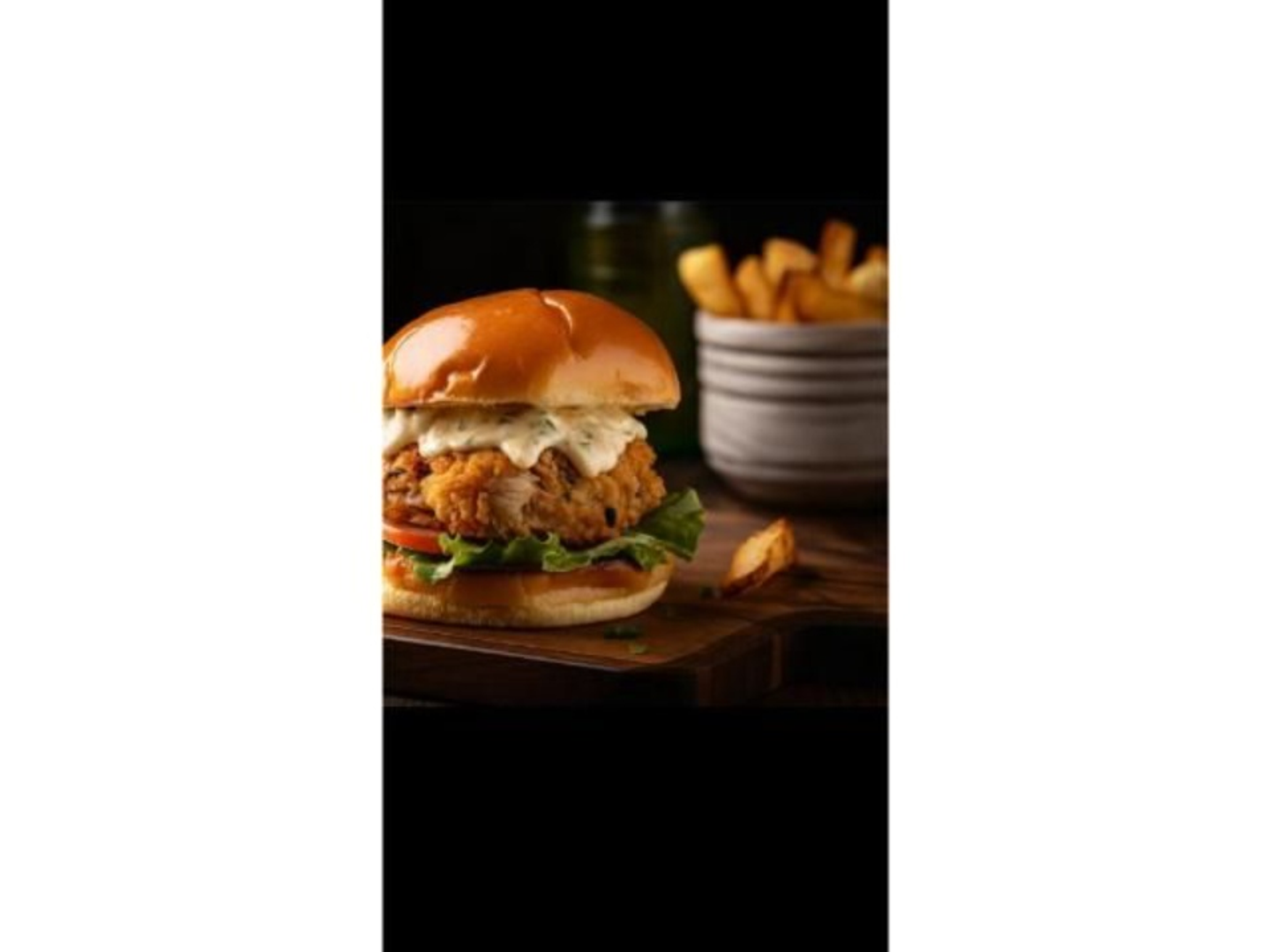 Crispy Chicken Burger Combo
