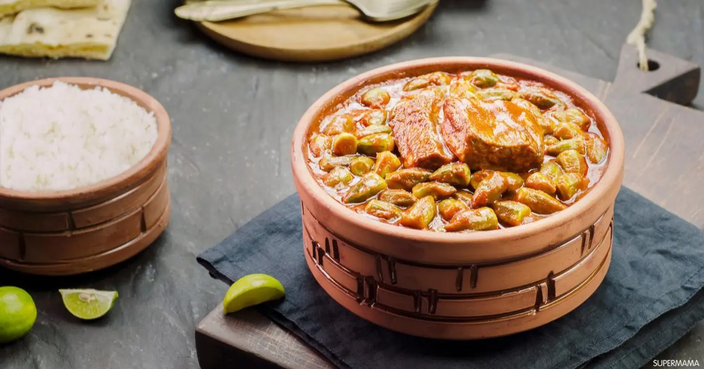 Okra With Meat Tagine