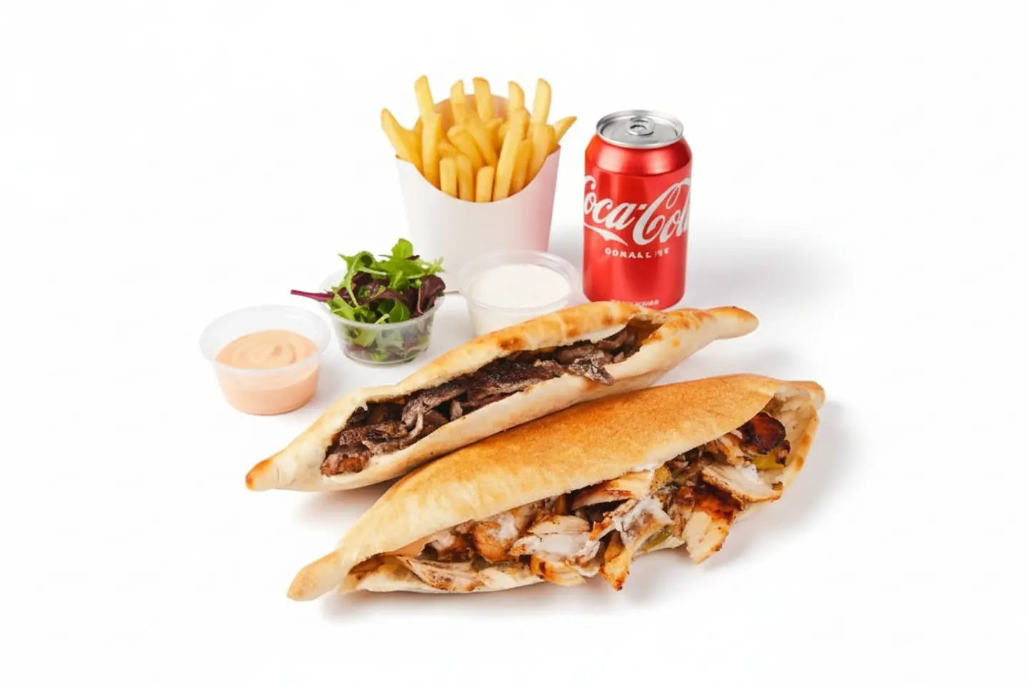 شاورما التوأم مكس لحم ودجاج