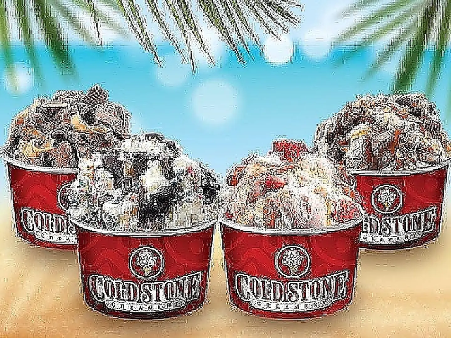 وجبه ايس كريم لاربعه اشخاص